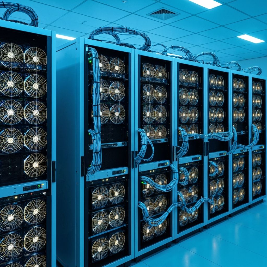 Nowoczesna infrastruktura serwerowa Enterprise - centrum danych z zaawansowanymi serwerami